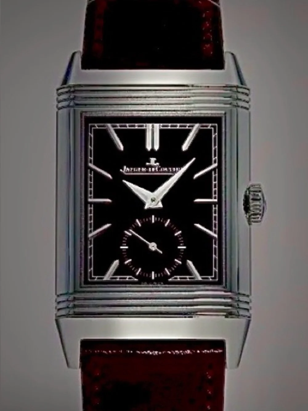 Jaeger-LeCoultre Reverso Men’s Blue Stainless Steel, Water Resistant.